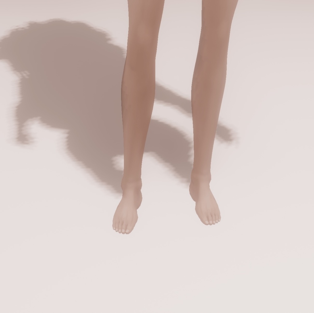 適度なリアル感の着せ替えドール 耳がぴこぴこ動くケモ耳女の子×2ver 素体 vroidデータ VRMデータ cluster VR chat