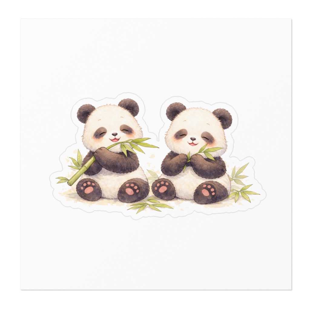 スマイルパンダ ステッカー