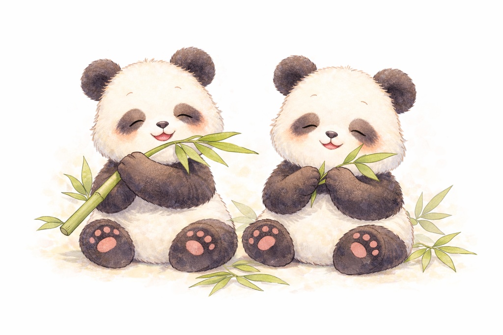 スマイルパンダ ステッカー