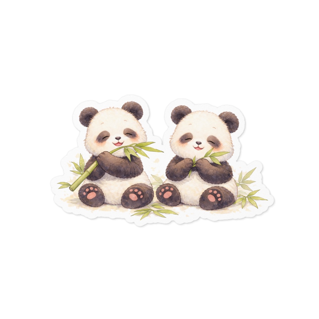 スマイルパンダ ステッカー