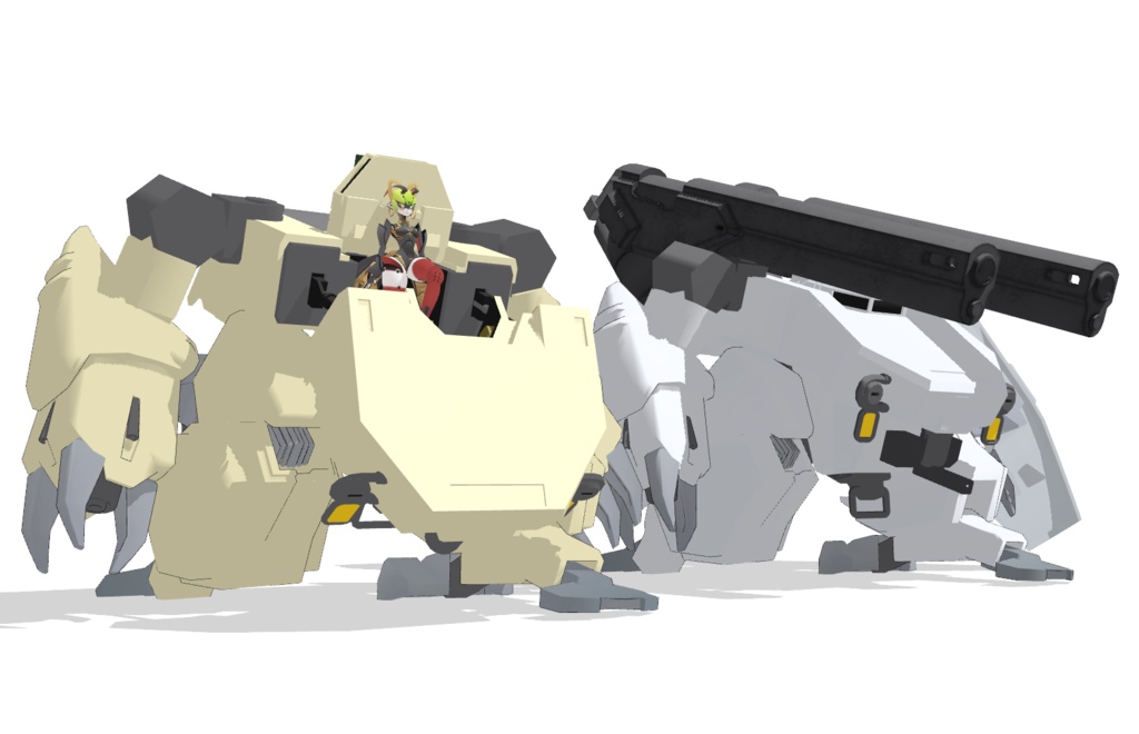 MMD Armored walkers