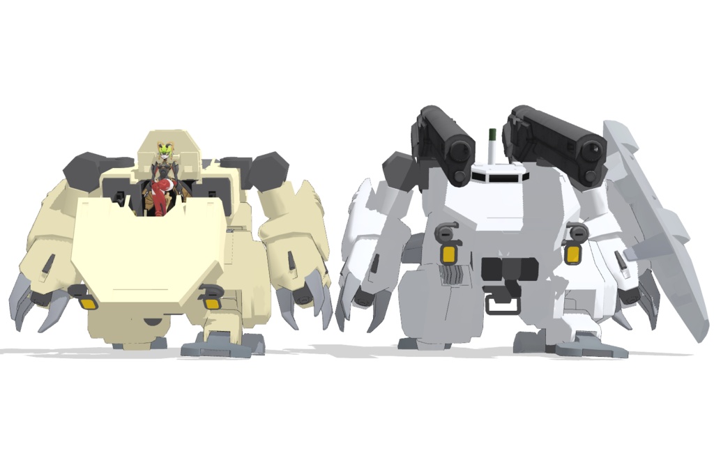 MMD Armored walkers