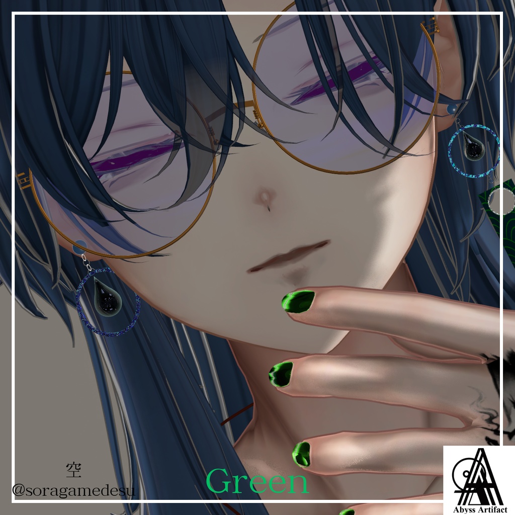 【+head対応】Plus simple nail