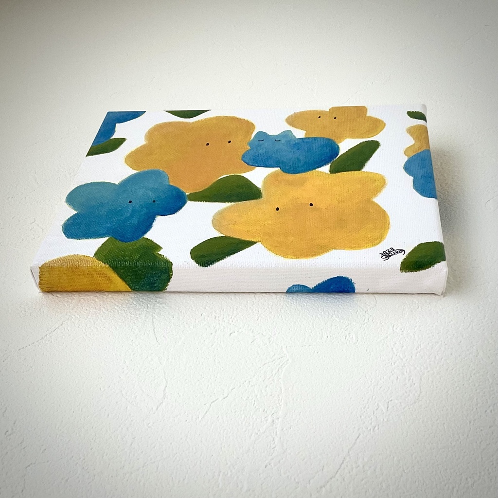 手描きキャンバス『お昼寝スポット』