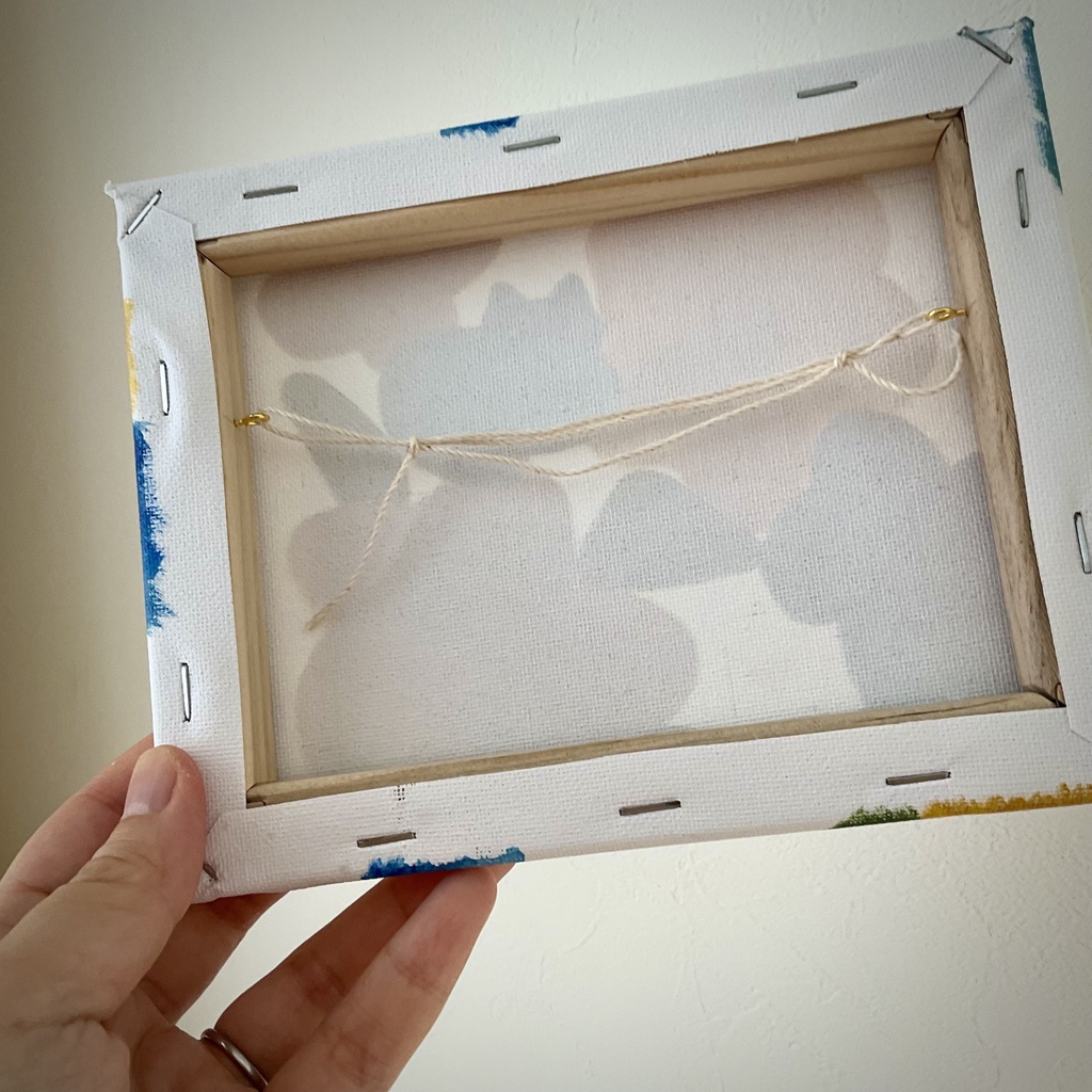 手描きキャンバス『お昼寝スポット』