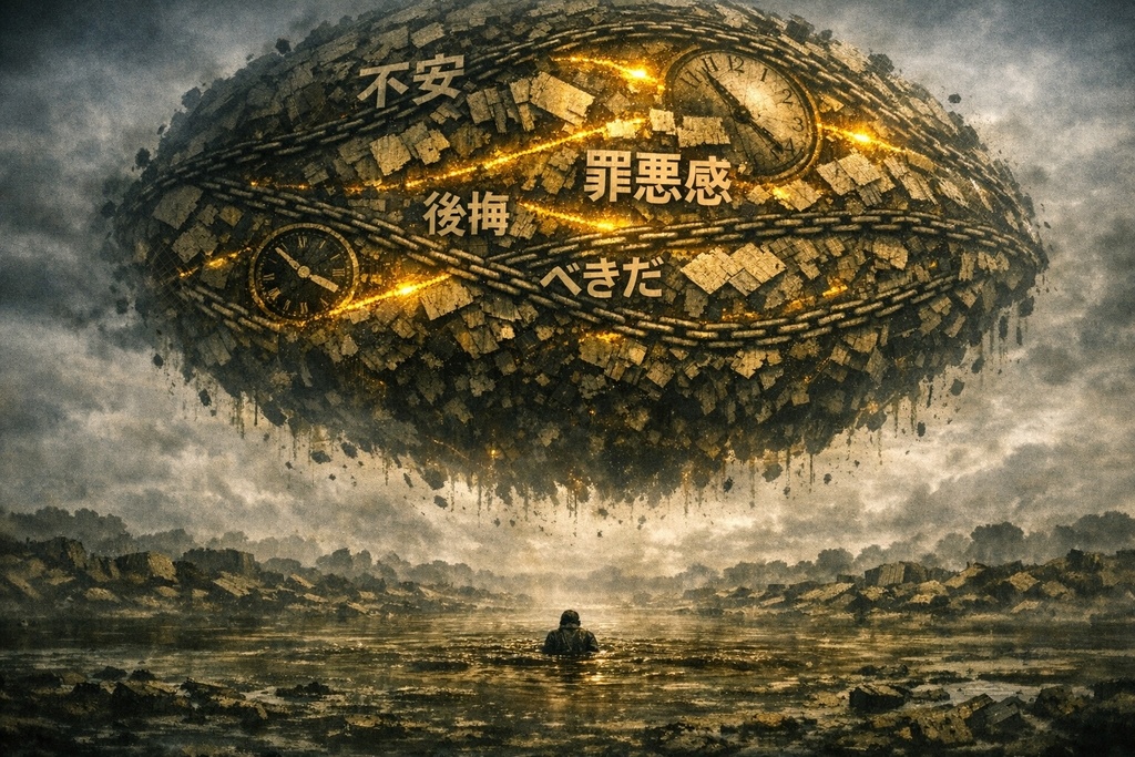 罪悪感は、過去の装飾