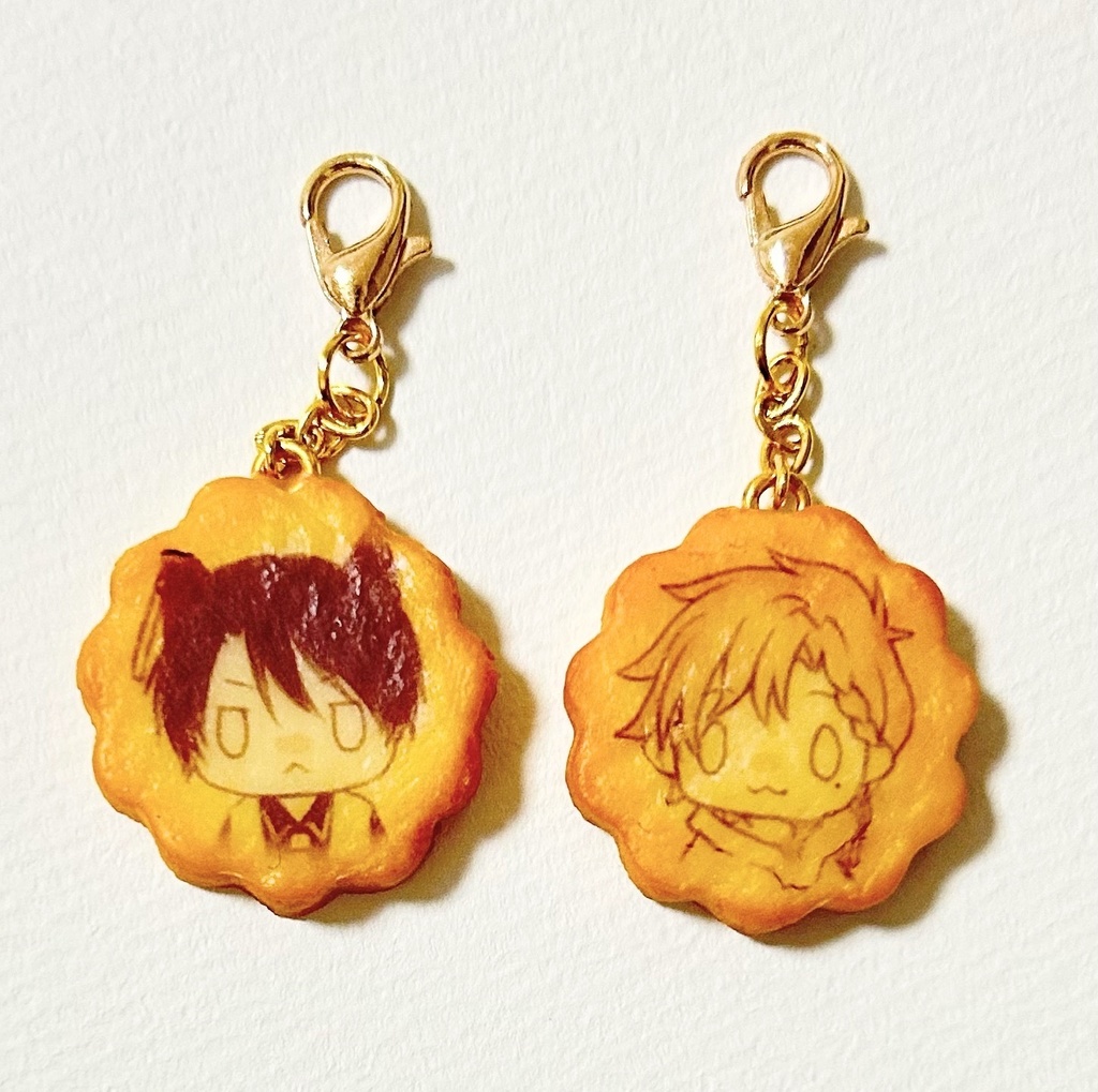 プリントクッキー風ストラップ