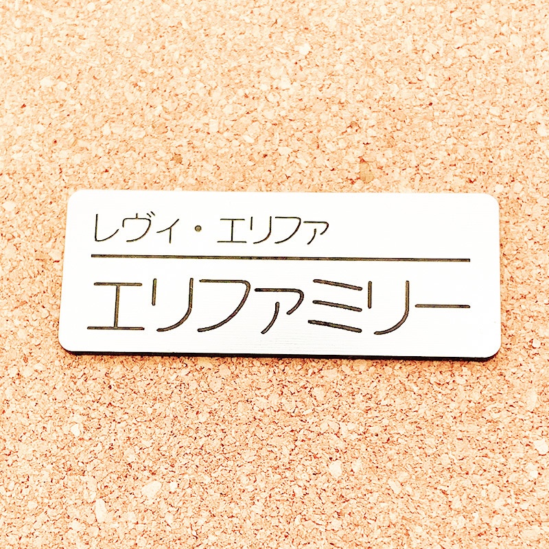 非公式・にじさんじファンネーム名札【女性ライバー・ら~わ行】