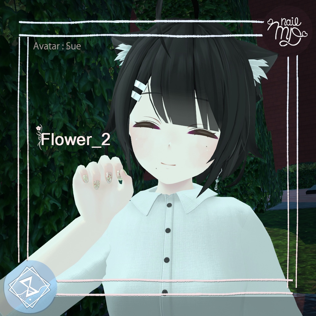 【MDollnail対応】F&B NailTip Set【VRChat向けネイルチップ】