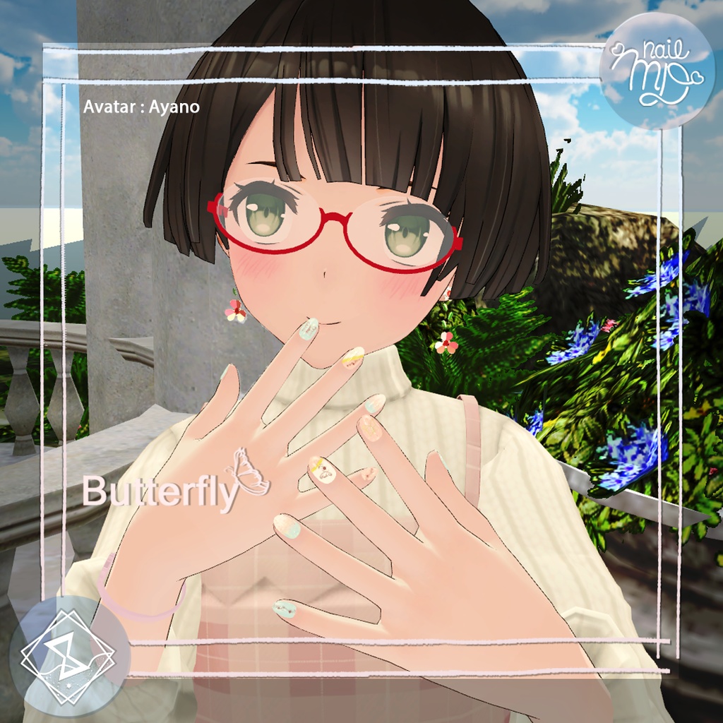 【MDollnail対応】F&B NailTip Set【VRChat向けネイルチップ】