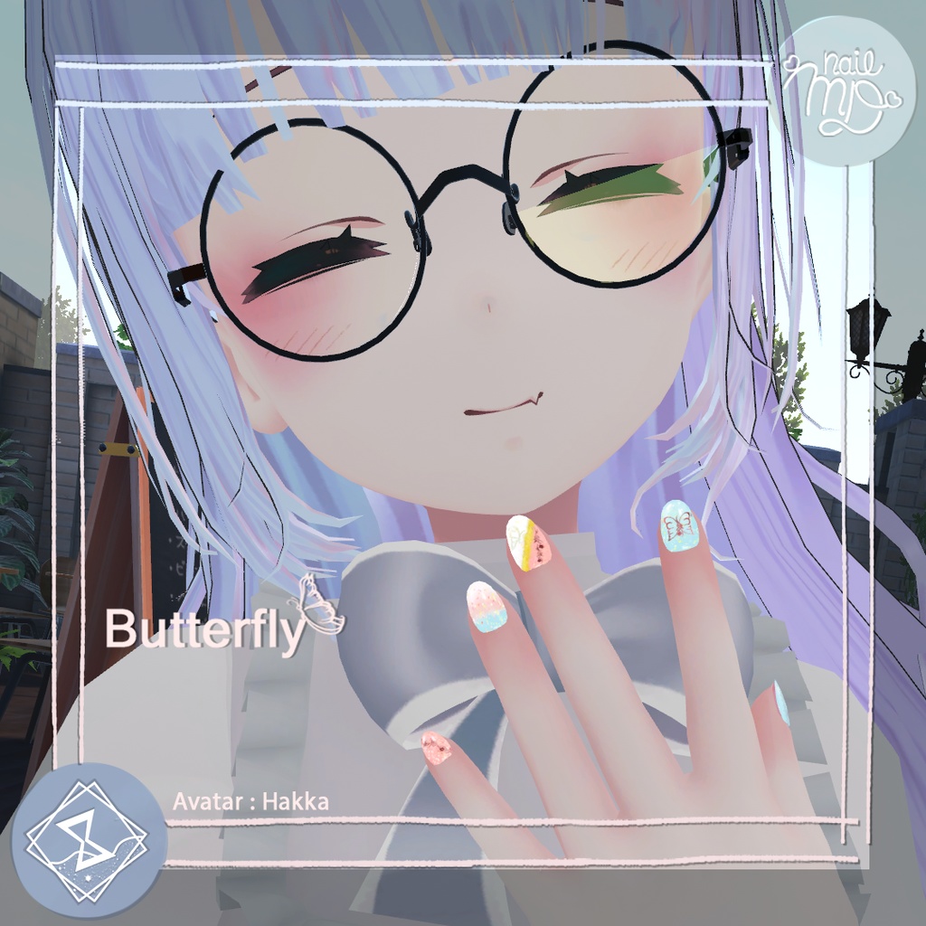 【MDollnail対応】F&B NailTip Set【VRChat向けネイルチップ】