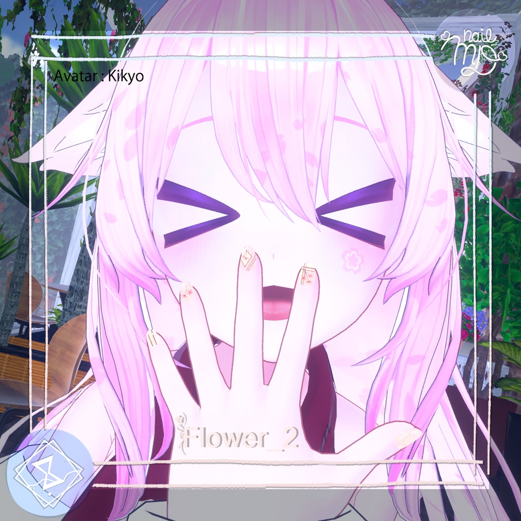 【MDollnail対応】F&B NailTip Set【VRChat向けネイルチップ】