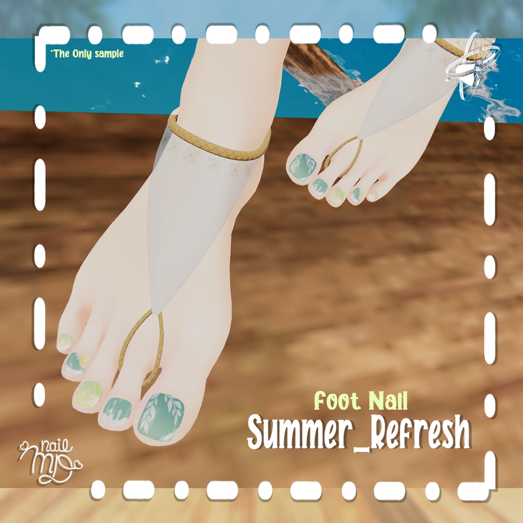 SummerTime NailTips Set【MDollnail対応】