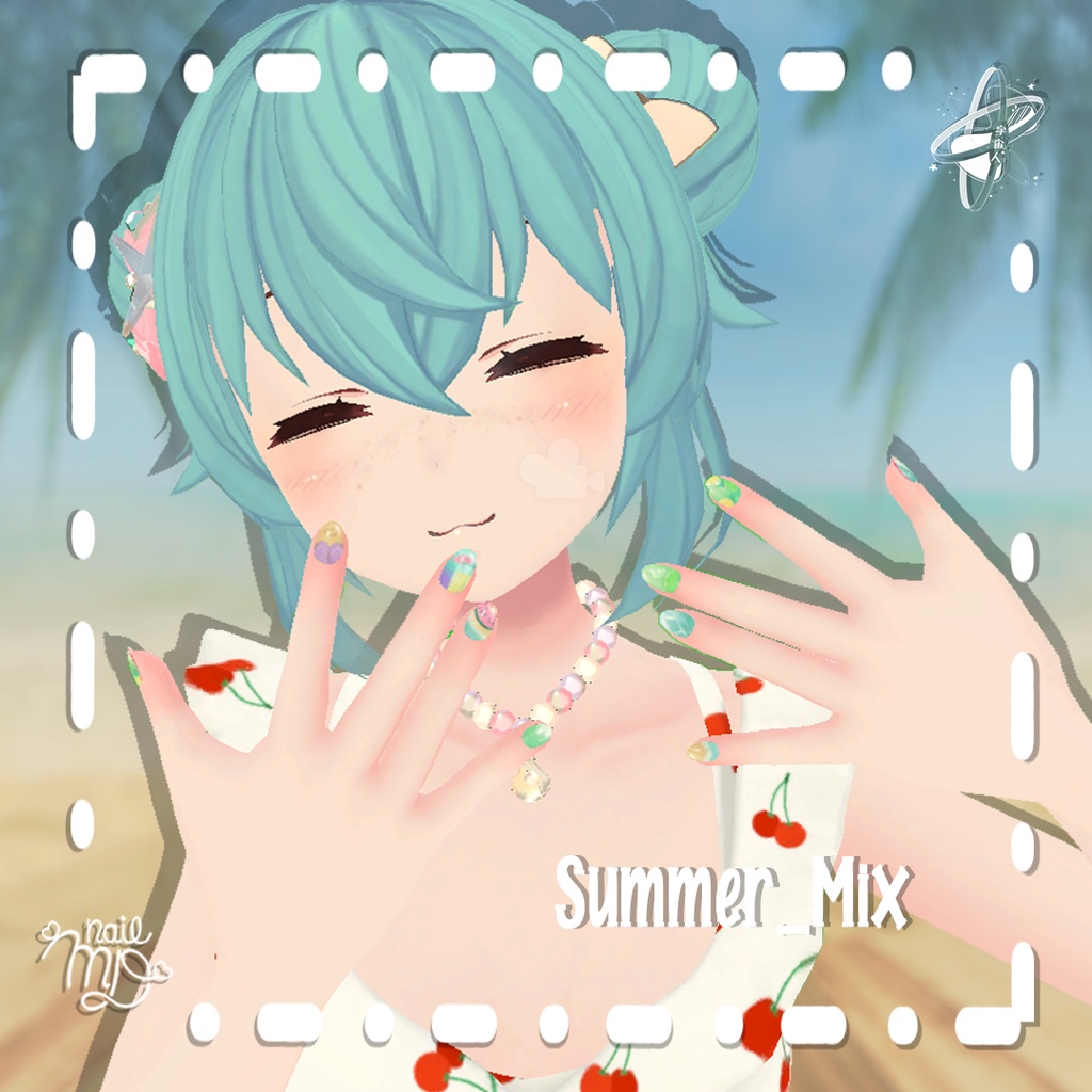 SummerTime NailTips Set【MDollnail対応】