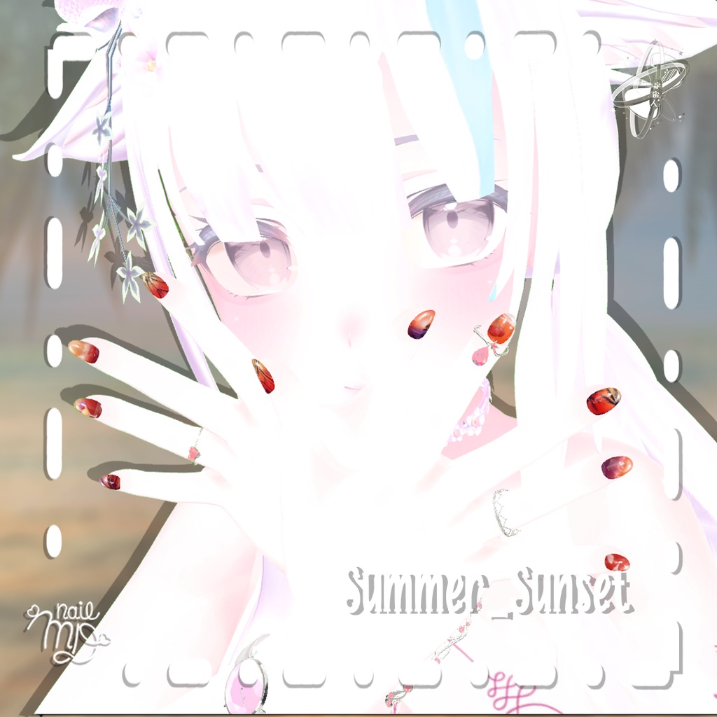SummerTime NailTips Set【MDollnail対応】
