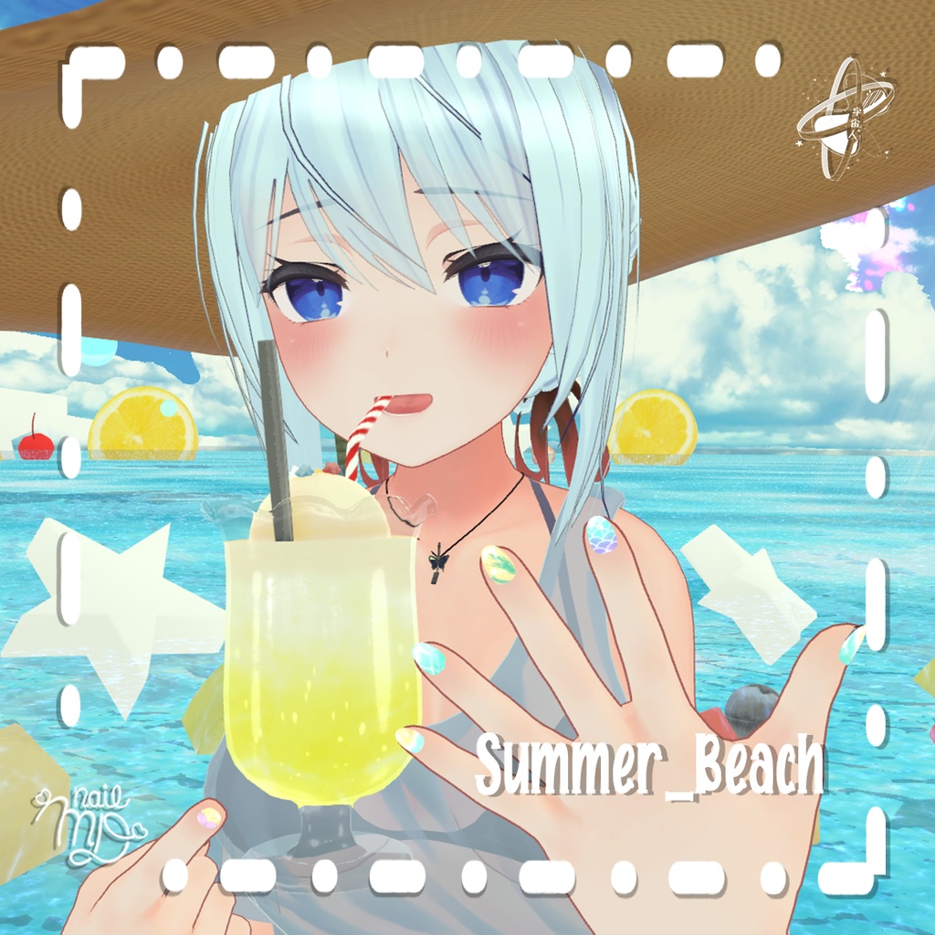 SummerTime NailTips Set【MDollnail対応】