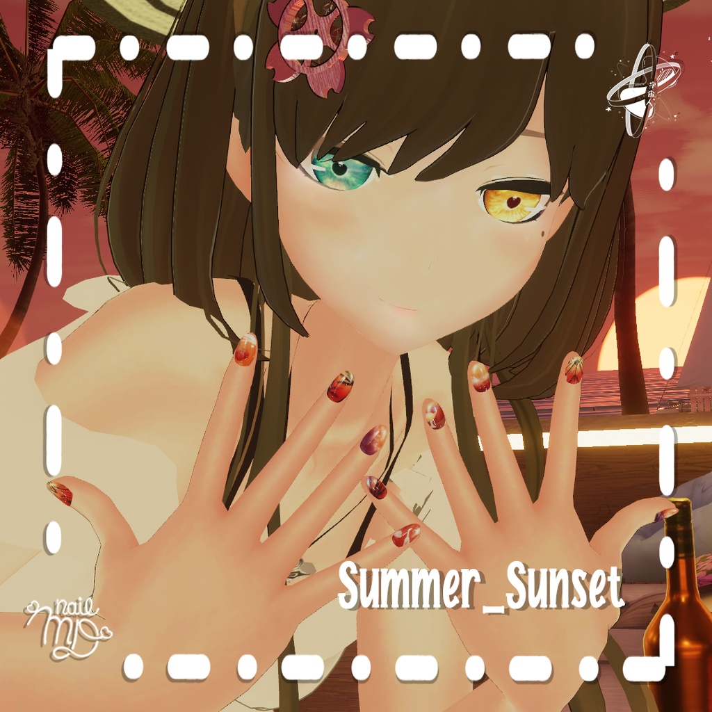 SummerTime NailTips Set【MDollnail対応】