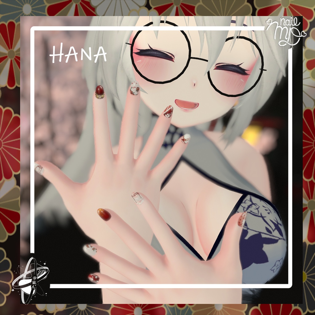 Wafu Style NailTips Set【MDollnail対応】