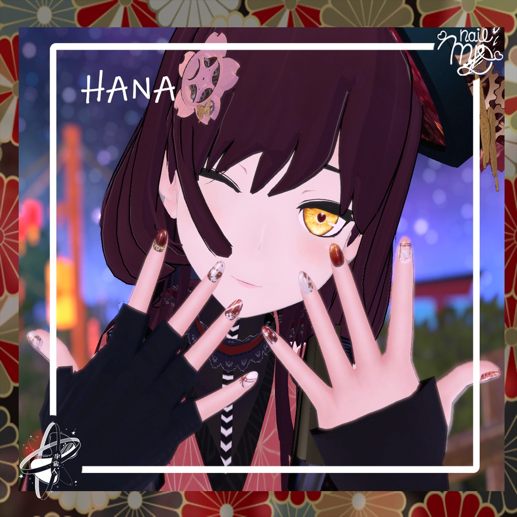 Wafu Style NailTips Set【MDollnail対応】