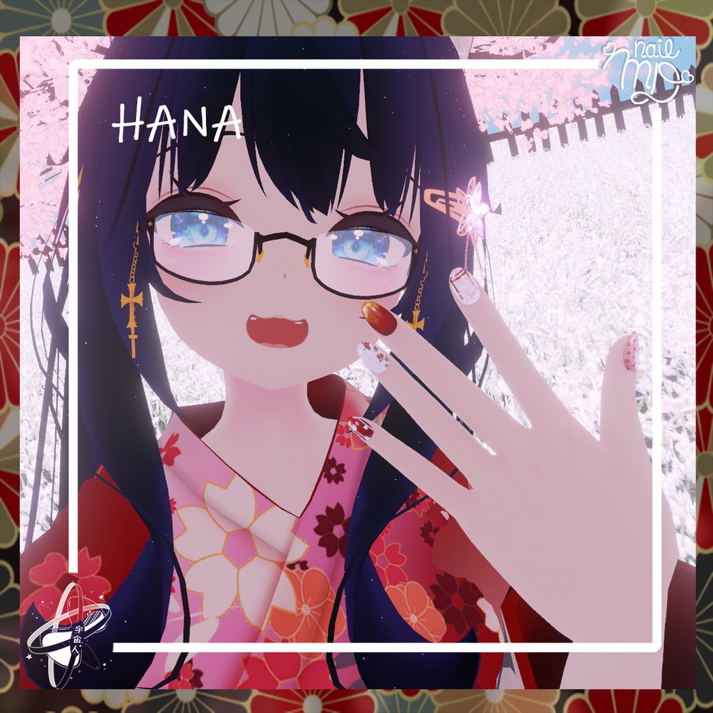 Wafu Style NailTips Set【MDollnail対応】