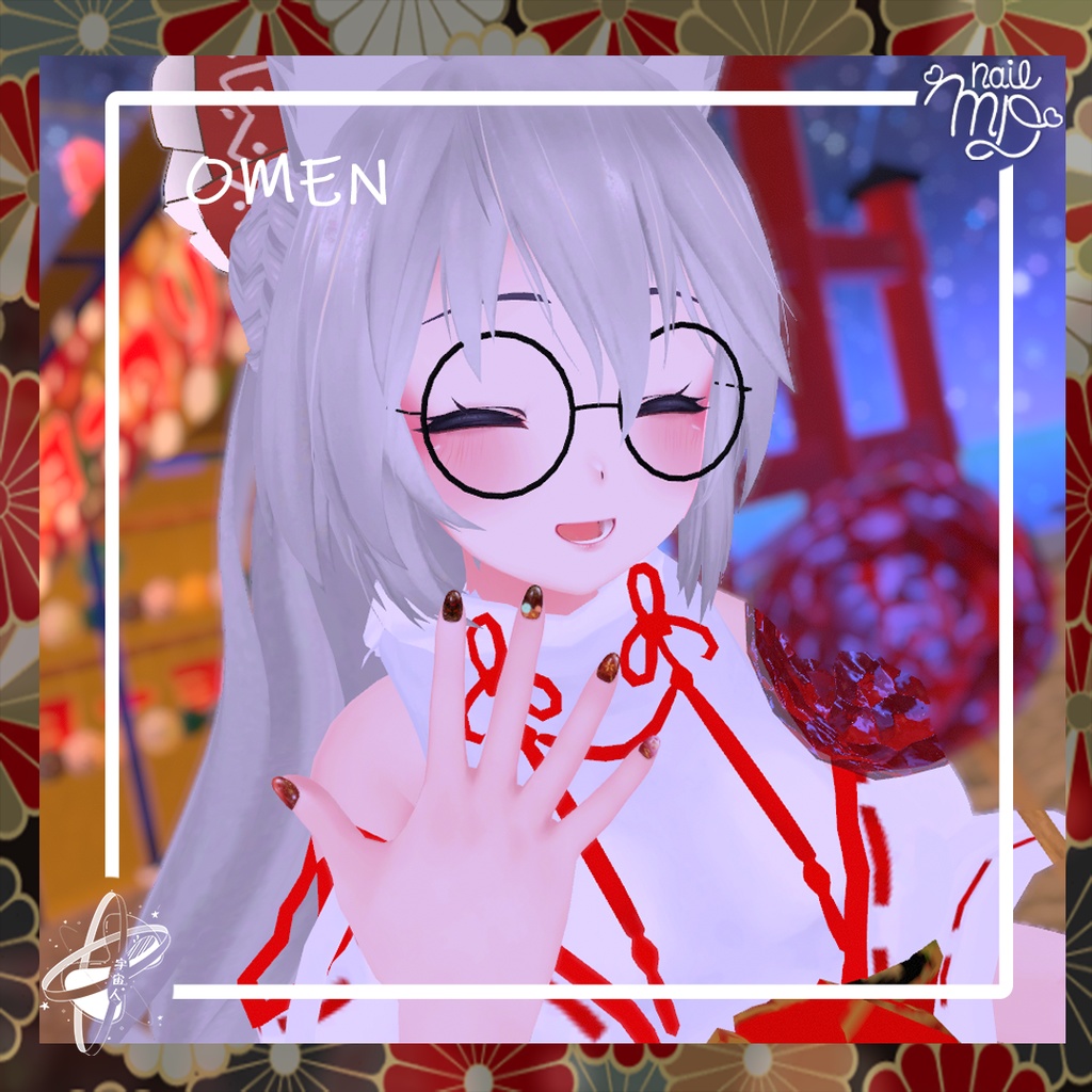 Wafu Style NailTips Set【MDollnail対応】