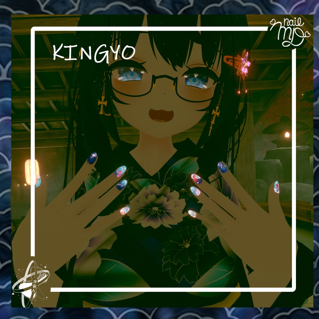 Wafu Style NailTips Set【MDollnail対応】