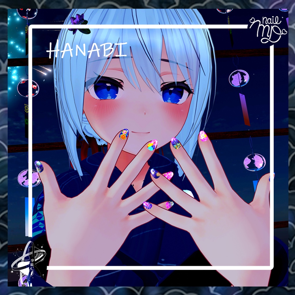 Wafu Style NailTips Set【MDollnail対応】