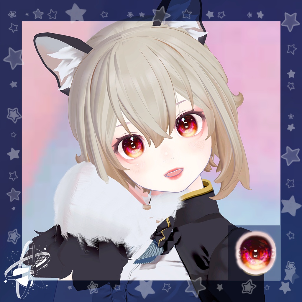 【New NecoMaid専用】プランネット瞳テクスチャ Planet Eye Texture