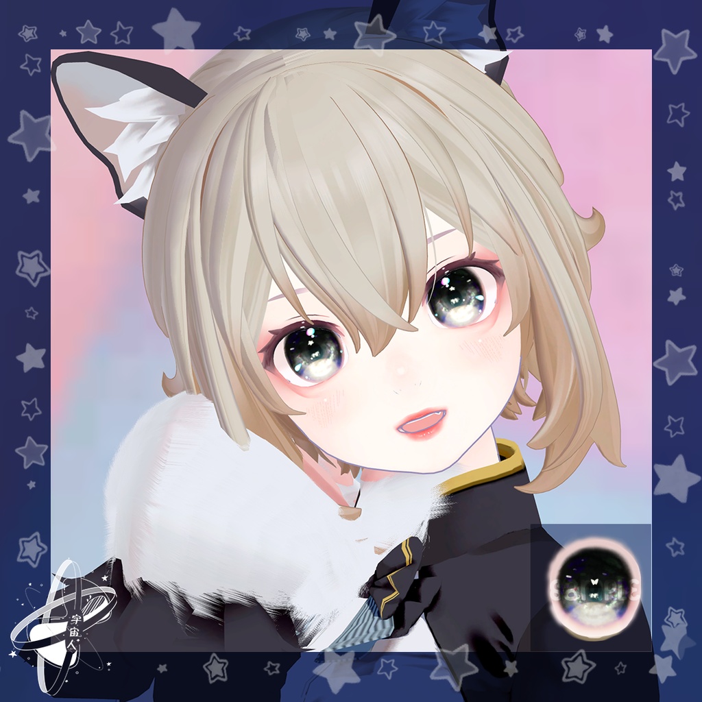 【New NecoMaid専用】プランネット瞳テクスチャ Planet Eye Texture