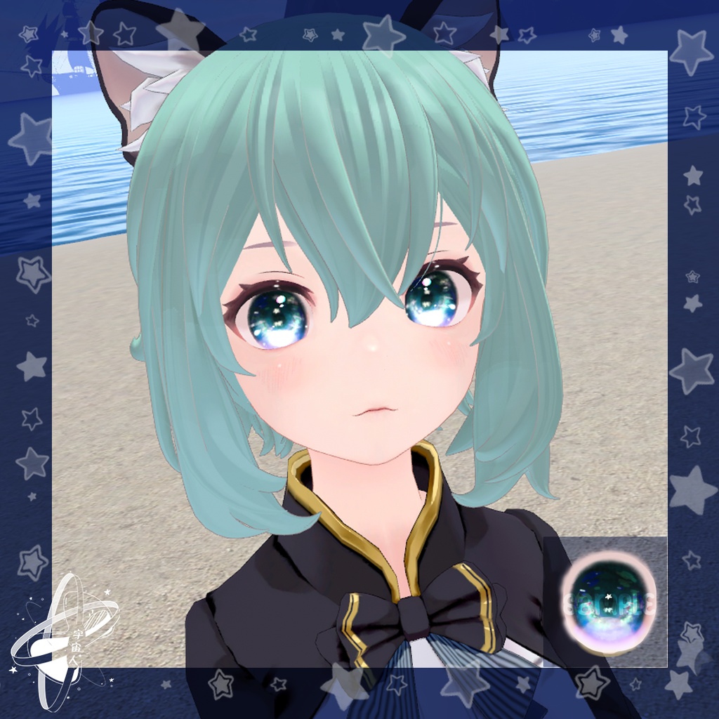 【New NecoMaid専用】プランネット瞳テクスチャ Planet Eye Texture