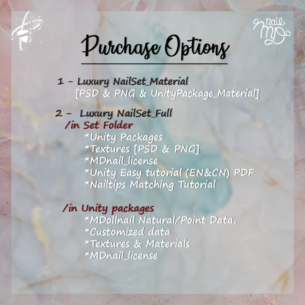 Luxury NailSet【MDollnail対応】