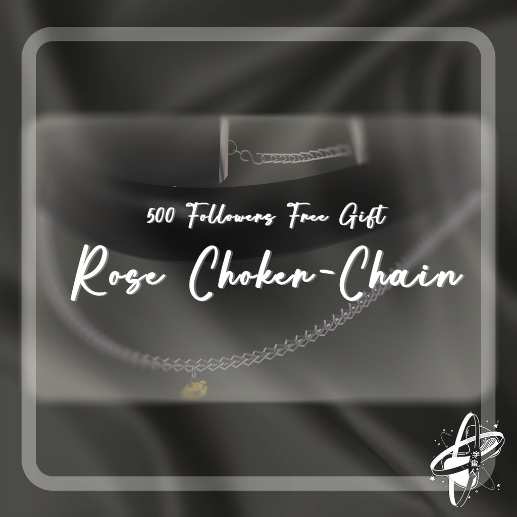「無料」Rose Choker Chain【500人フォロワー感謝礼】