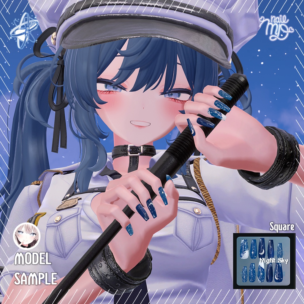 Blue Series NailSet 【MDollnail対応】 ブルーシリーズ