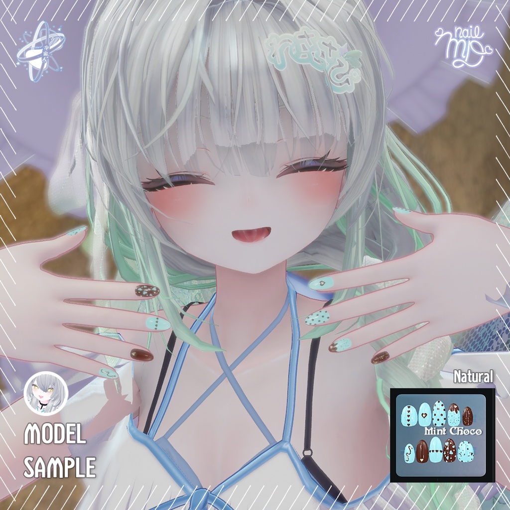 Blue Series NailSet 【MDollnail対応】 ブルーシリーズ