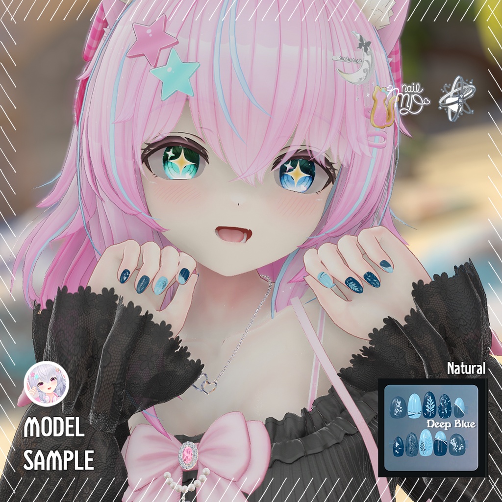 Blue Series NailSet 【MDollnail対応】 ブルーシリーズ