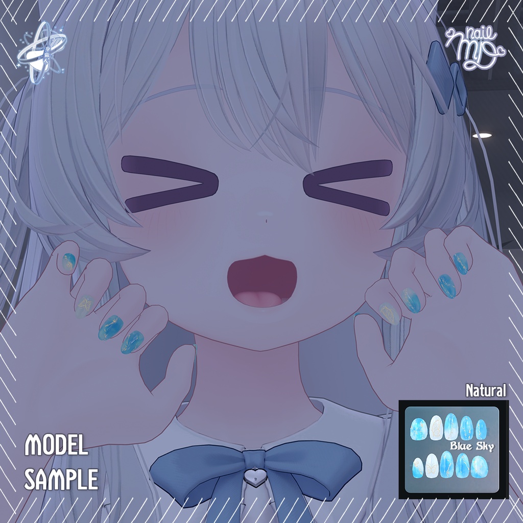 Blue Series NailSet 【MDollnail対応】 ブルーシリーズ