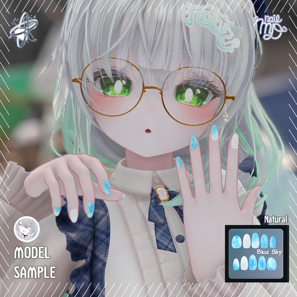 Blue Series NailSet 【MDollnail対応】 ブルーシリーズ