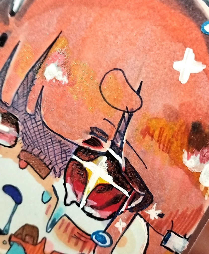 色紙　醒　コピック