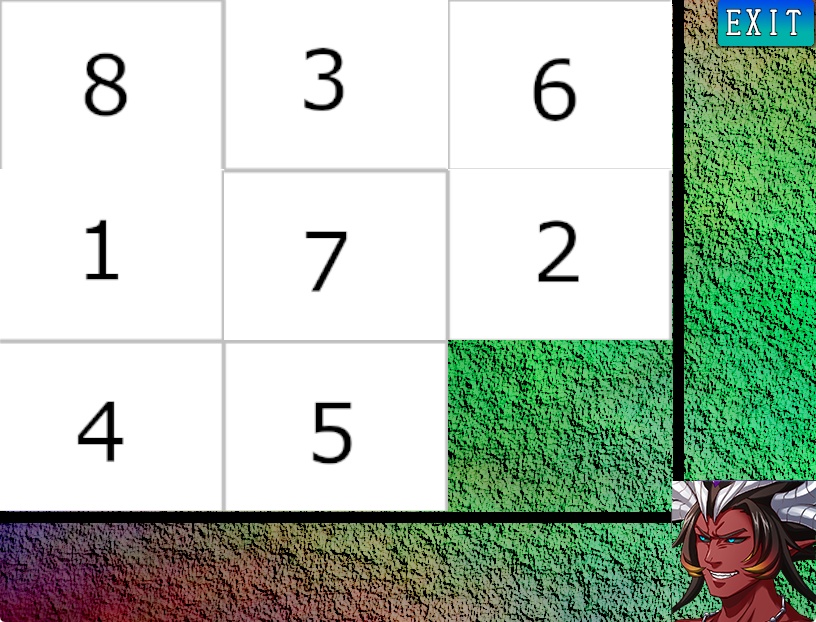 RPGツクールMV/RPGツクールMZ プラグイン スライドパズルゲーム