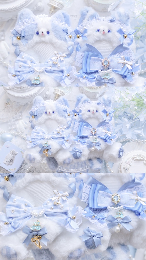 生まれ変わりの主人のねことはちわれねこのセット　10〜12size