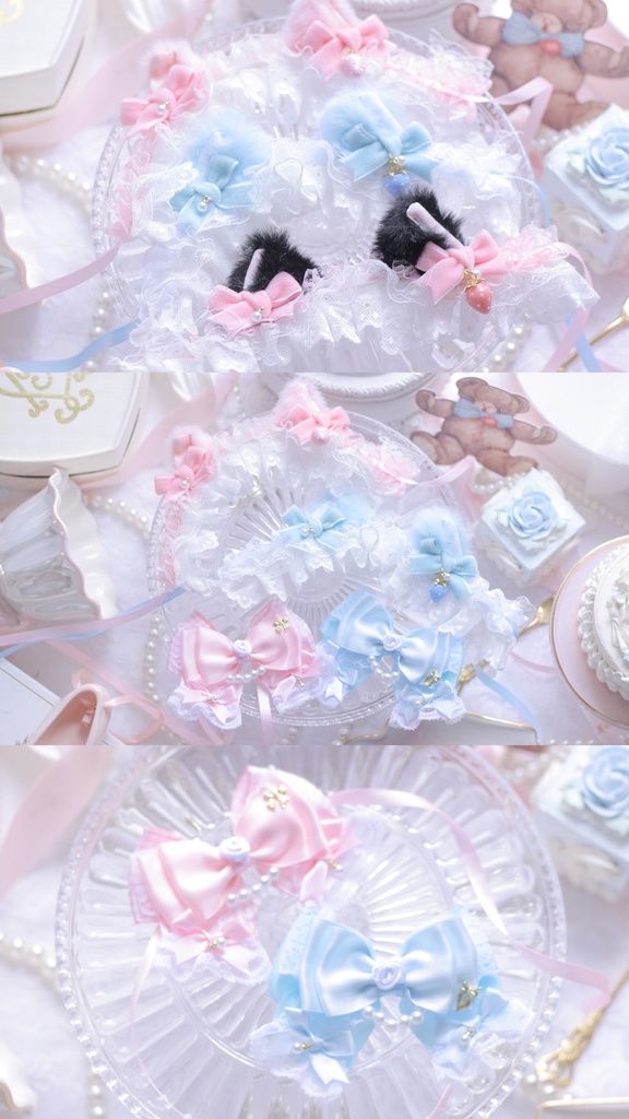 millefeuille lace headdressೀ