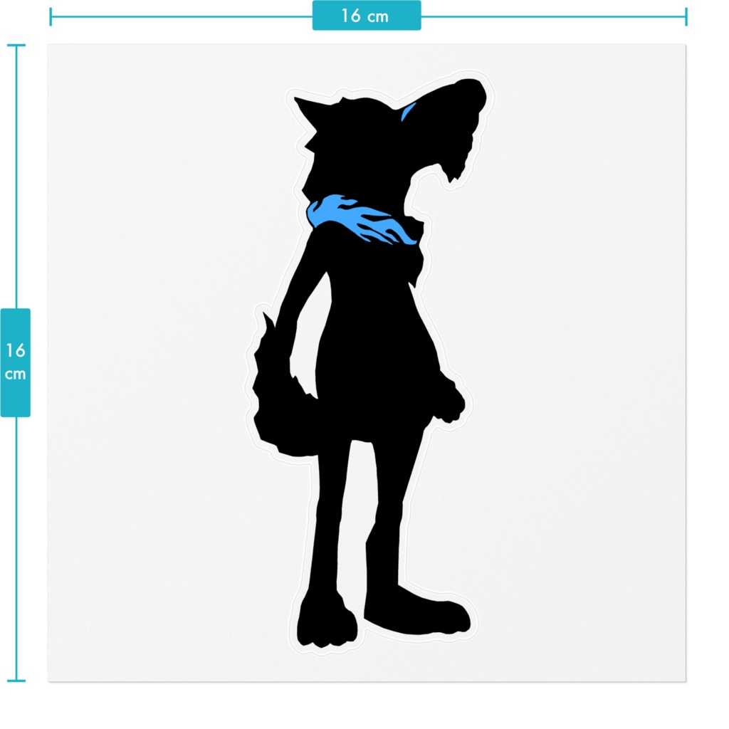 ジェットステッカー シルエットA_B