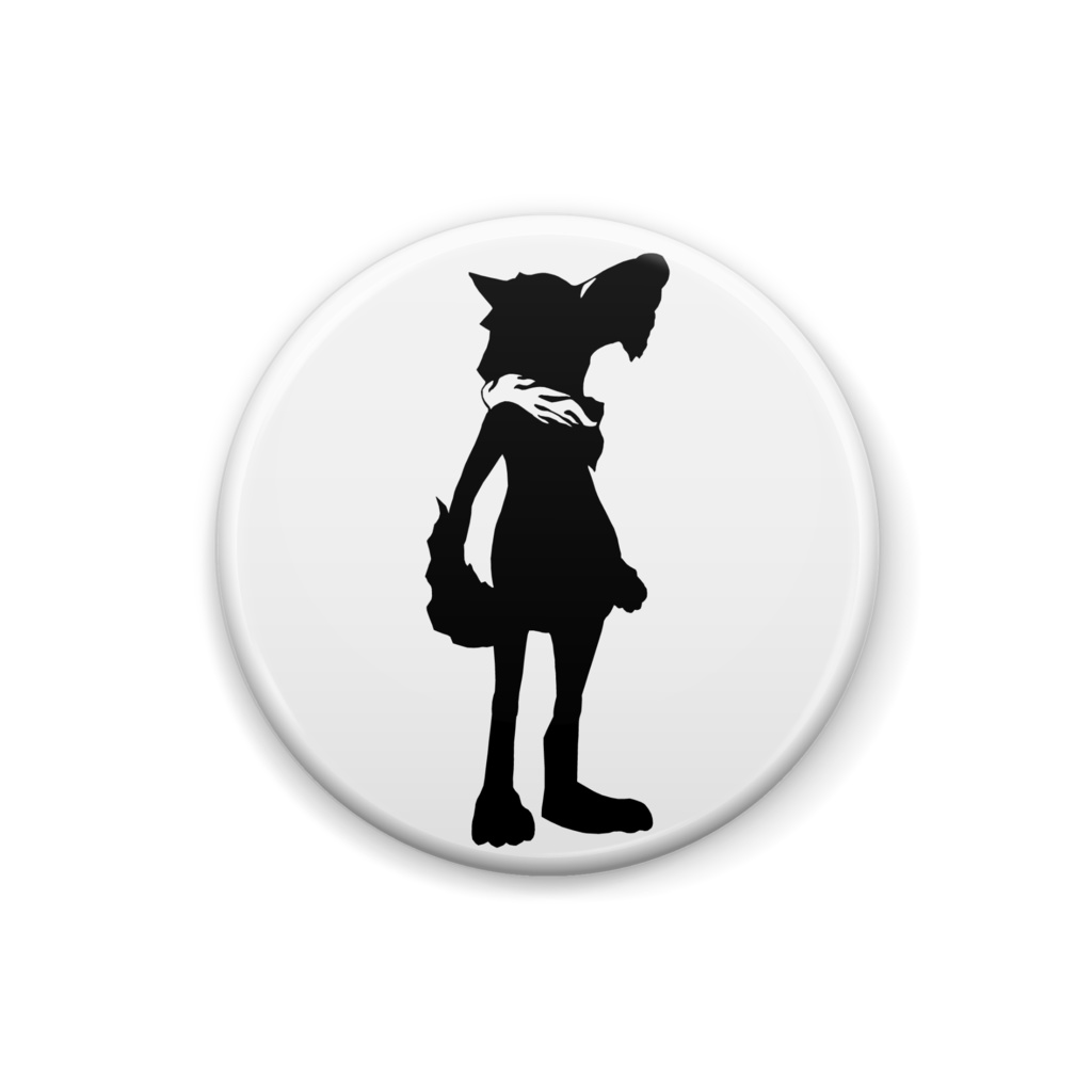 ジェット缶バッヂ　シルエットD