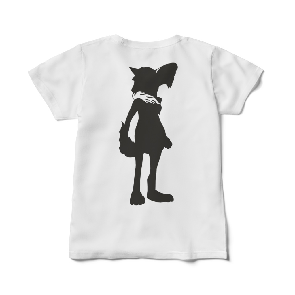 ジェットTシャツ レディース背面シルエットD