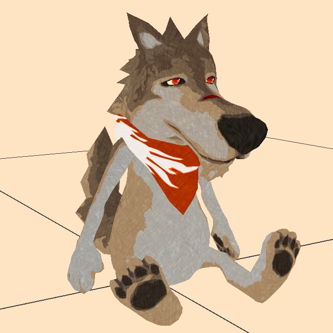 狼のJETぬいぐるみ