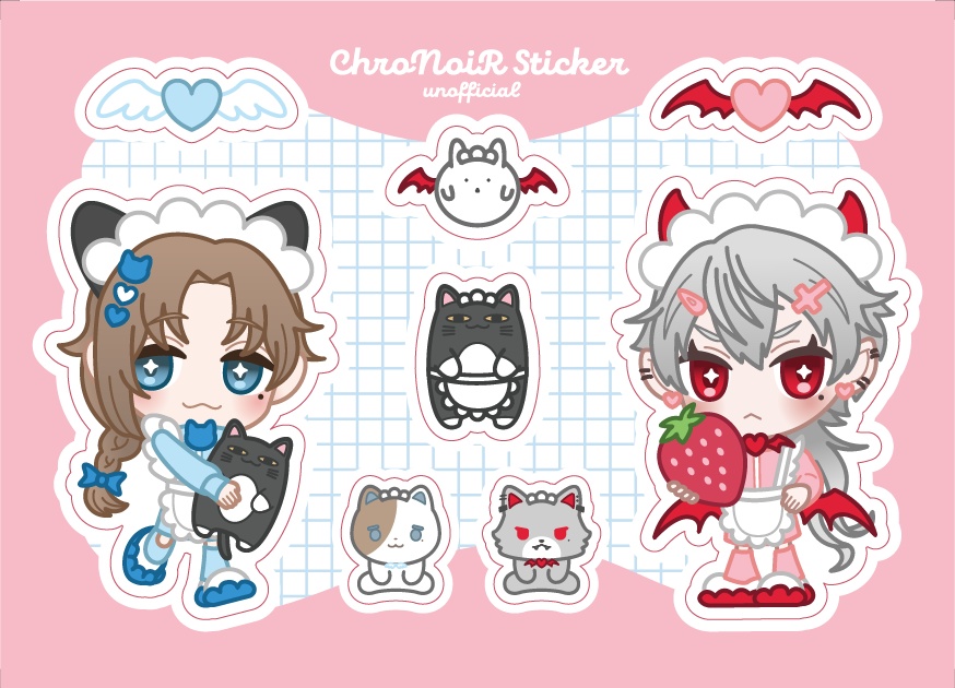 【非公式】くろのわジャージメイドシールシート