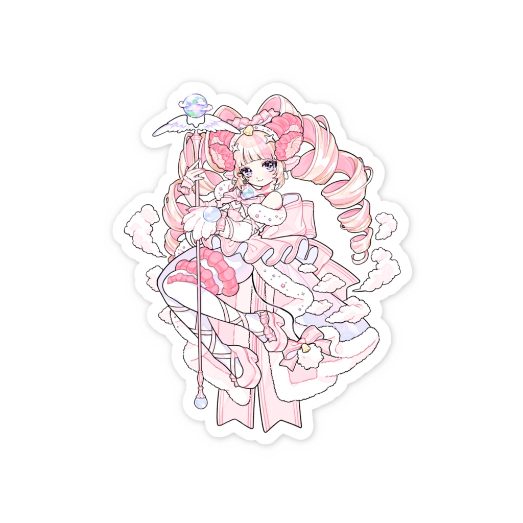 【1周年記念グッズ】魔法少女セカイ❤︎ステッカー