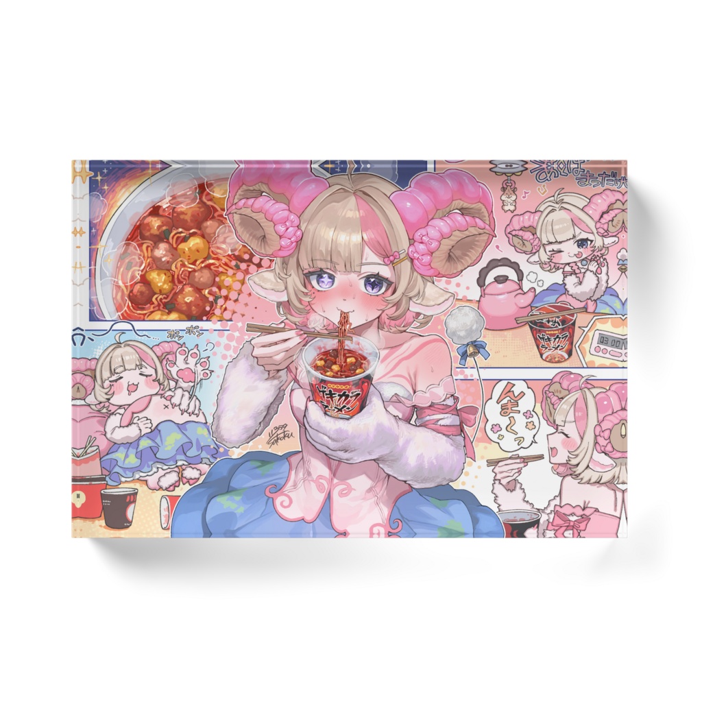【1.5周年記念グッズ】激辛アクリルブロック148x100mm