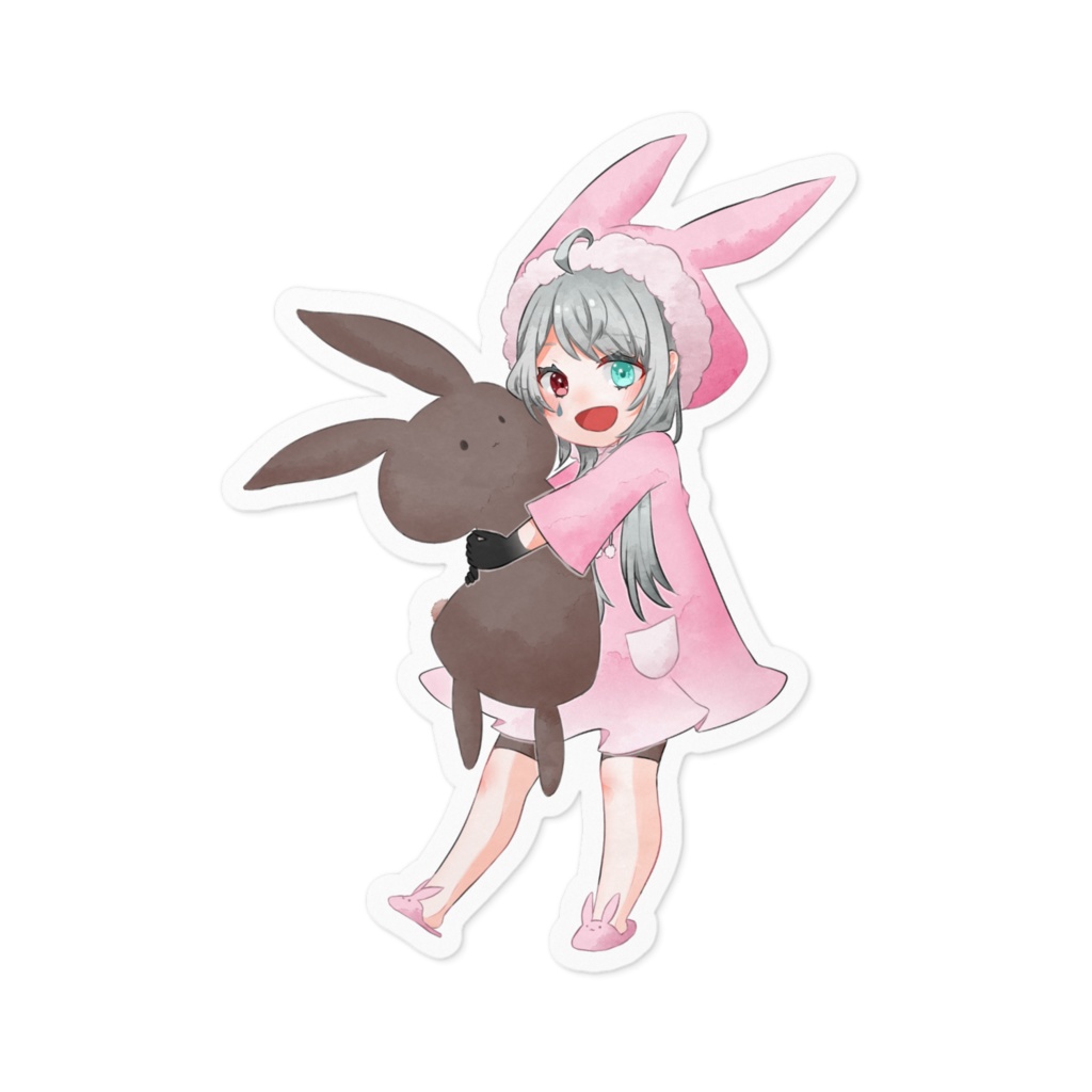 【シール】エイプリルフールのなたりしあちゃん【Ver.にこにこ顔】
