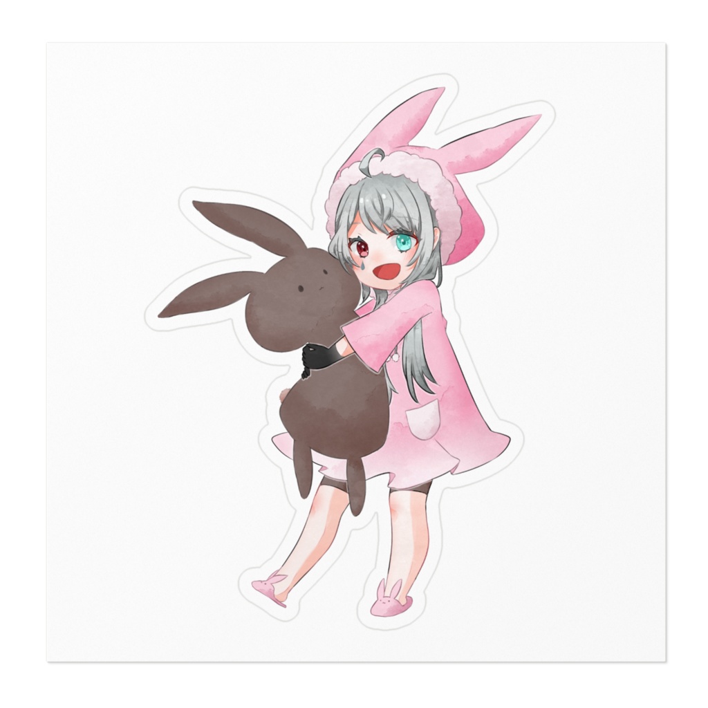 【シール】エイプリルフールのなたりしあちゃん【Ver.にこにこ顔】